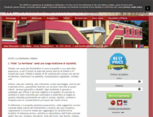Tablet Screenshot of hotelmeridianaurbino.com